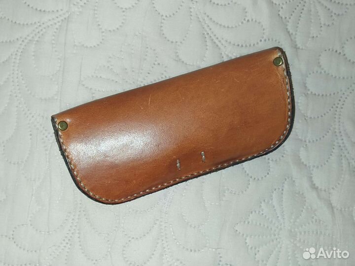 Чехол для очков очёчник кожаный