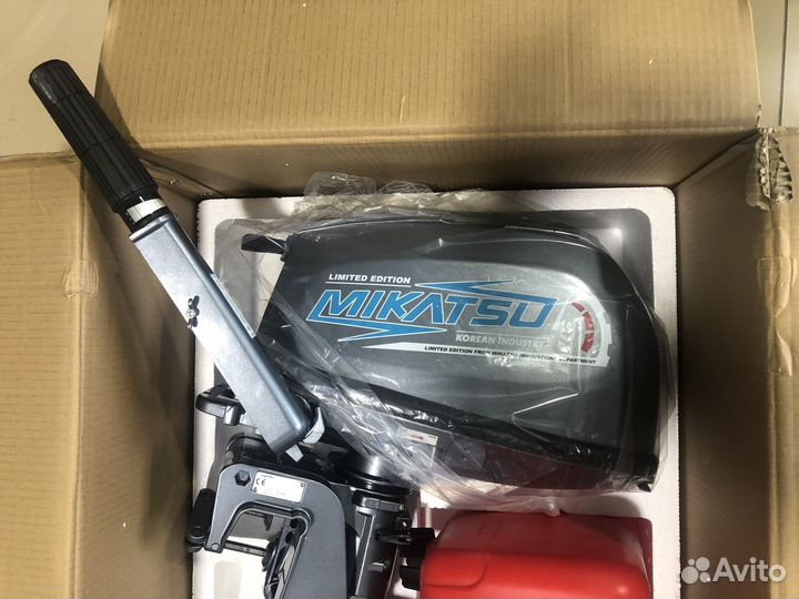 Лодочный мотор Mikatsu m 5 fhs + внешний бак 12л