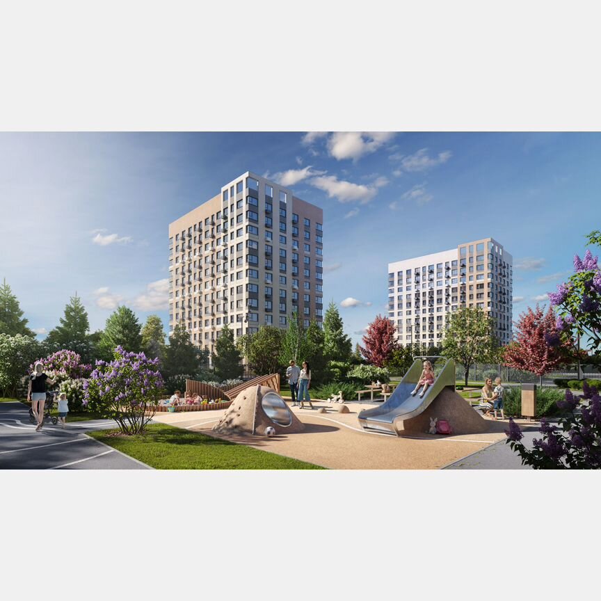 2-к. квартира, 61,1 м², 9/12 эт.