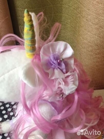 Игрушка Единорожка ручной работы