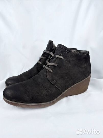 Ecco кожаные полуботинки женские 38