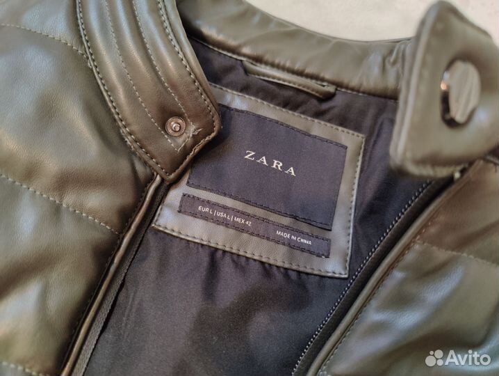 Куртка Zara L 48-50 Экокожа