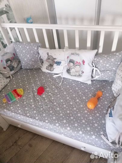 Бортики в детскую кроватку