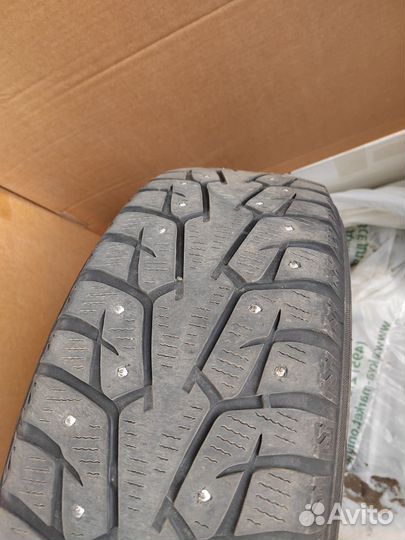 Зимняя резина шипованная на дисках штамп 195/60r15