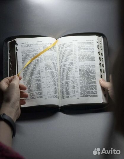 Библия каноническая на молнии