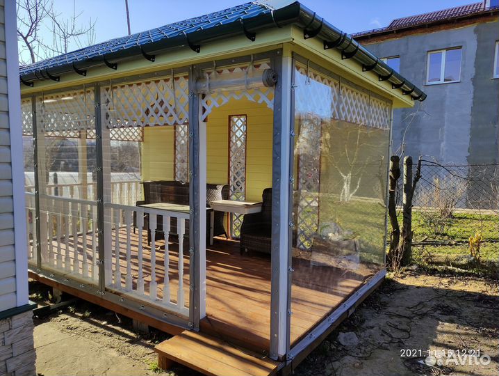 Мягкие окна под ключ