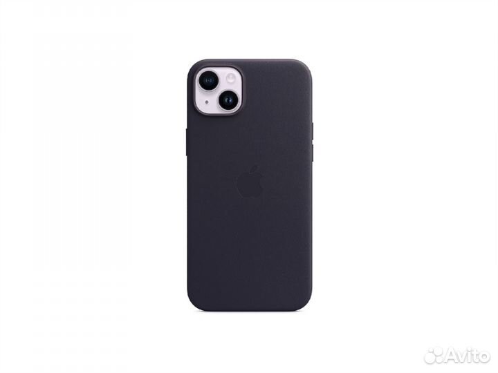 Чехол для iPhone 14 Plus Leather Case Ink