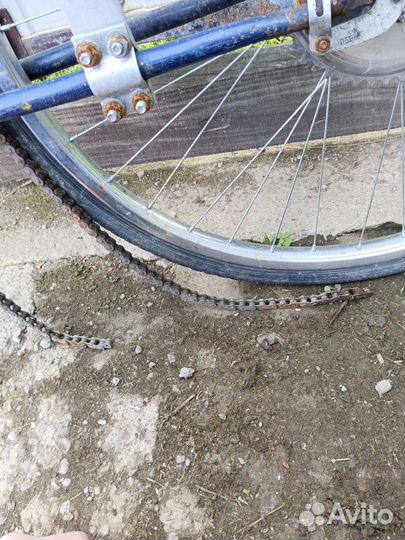 Велосипед с бензиновым мотором