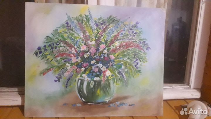 Картина акрилом на холсте