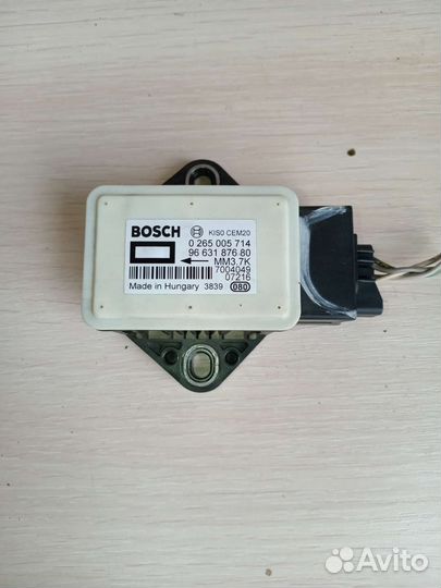 Датчик курсавой устойчивости на пежо 407 2.0