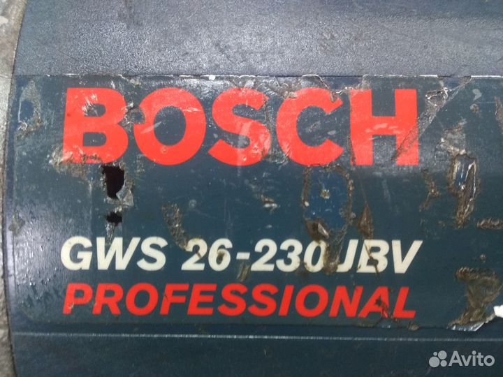 Ушм болгарка bosch gws 26-230jbv