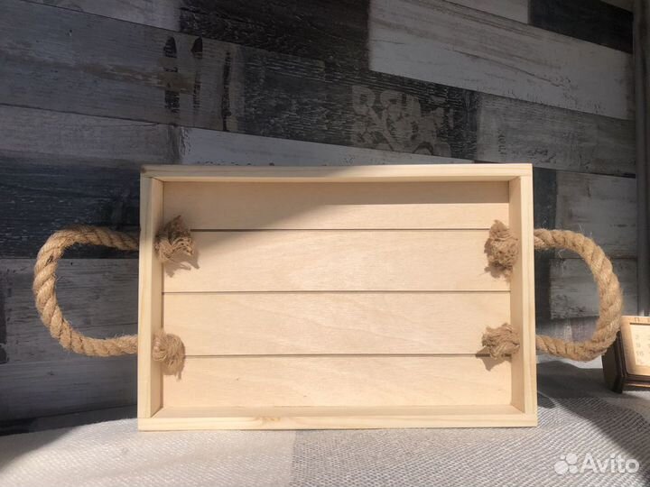Подносы деревянные