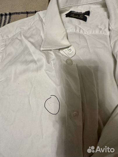 Мужская рубашка белая