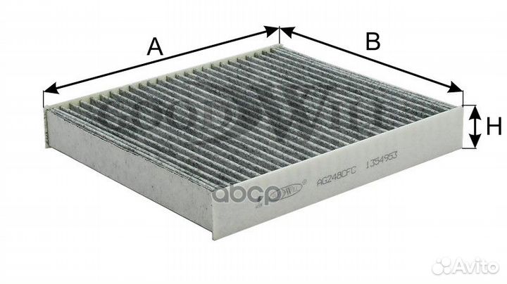 Фильтр салона угольный AG248CFC Goodwill