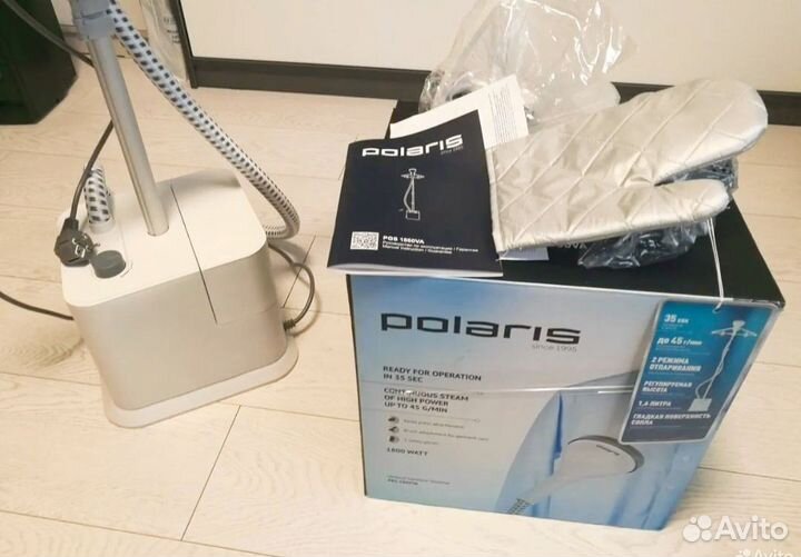 Отпариватель для одежды polaris новый