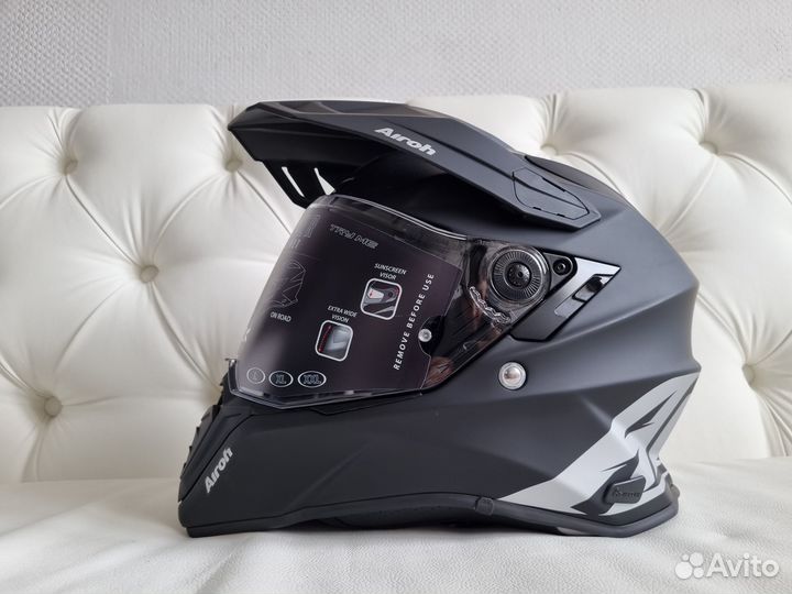 Новый Шлем Airoh Commander V23 Black Matt