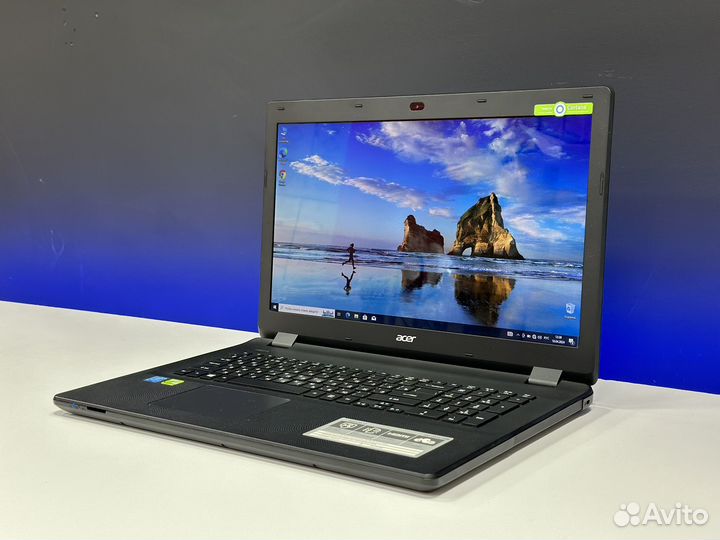 Шустрый Acer 17.3 8G озу SSD+HDD GeForce