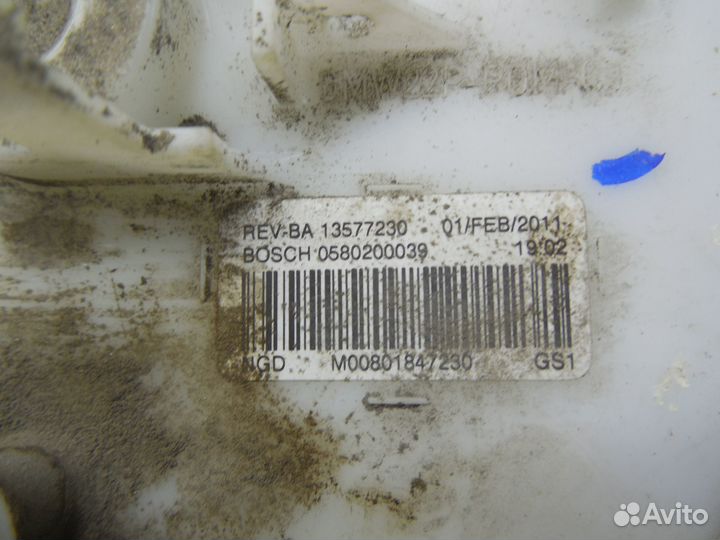 Насос топливный электрический Cruze 2009-2016