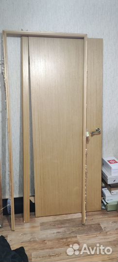 Дверь межкомнатная 800 х 2000 с коробкой бу