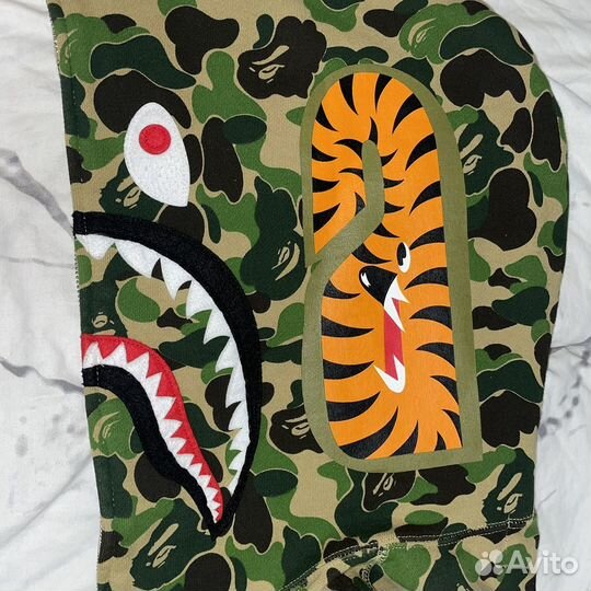 Зип худи Bape shark full zip camo 2020 оригинал