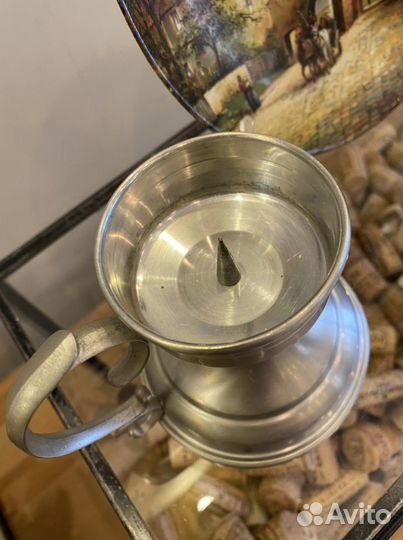 Антикварная пивная кружка, тарелка настенная