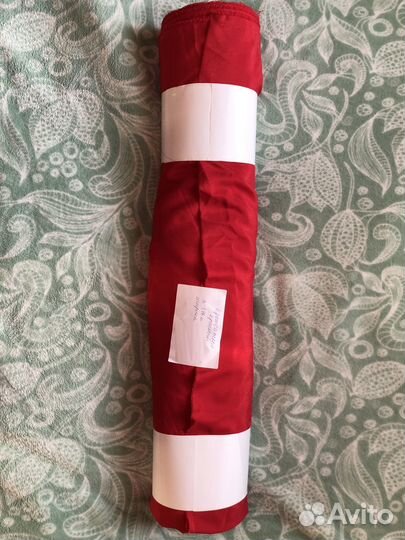 Ткань крепсатин креп-сатин красная материал продам