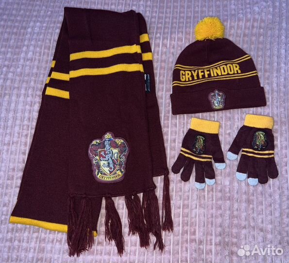 Шапка шарф перчатки Harry Potter
