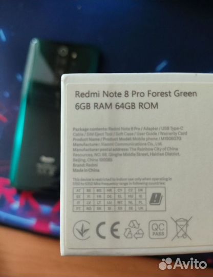 Xiaomi Redmi Note 8 Pro, 6/64 ГБ