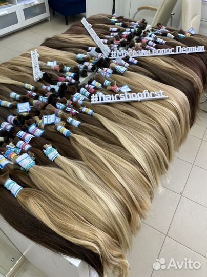 Детские, натуральные, славянские волосы