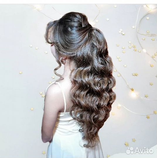 Укладка локоны