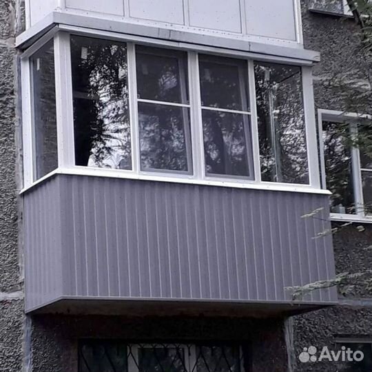 Пластиковый балкон пвх