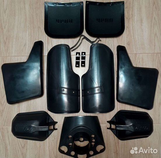 На мото урал комплект пластика защиты