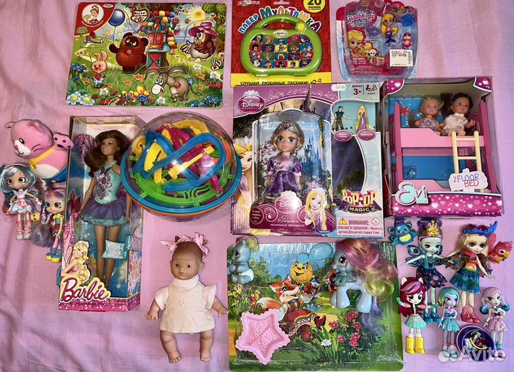 Игрушки пакетом и по отдельности