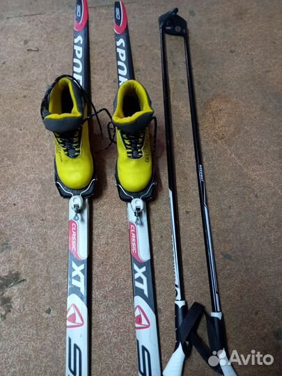 Лыжи беговые детские 150 с ботинками