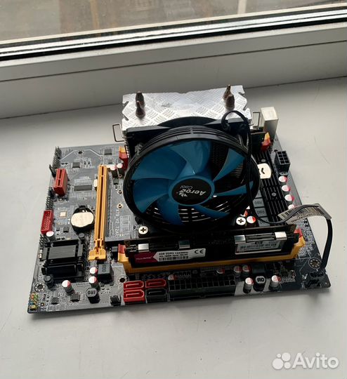 Материнская плата+процессор+оперативная память