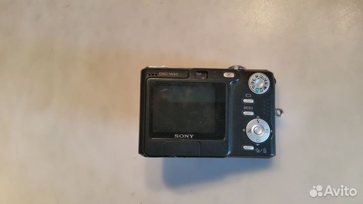 Цифровой фотоаппарат sony cyber shot dsc-w40 на за