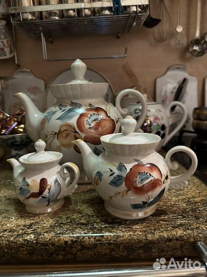 Набор чайников СССР, из трех штук