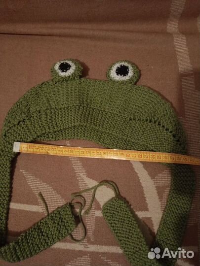 Шапка лягушка