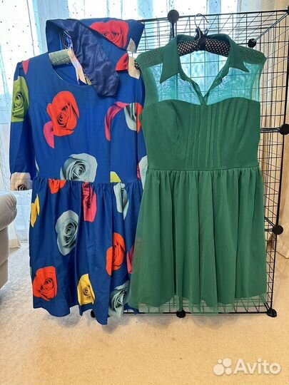 Пакет женских вещей(платья, рубакшки)номер 1