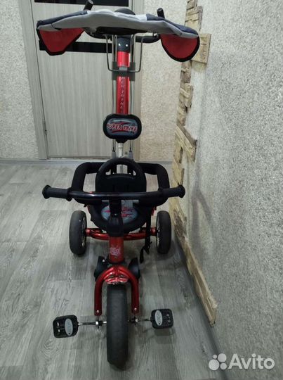 Детский трехколесный велосипед и каталка