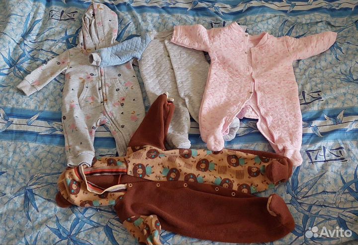 Вещи пакетом на девочку от 0 до 6мес
