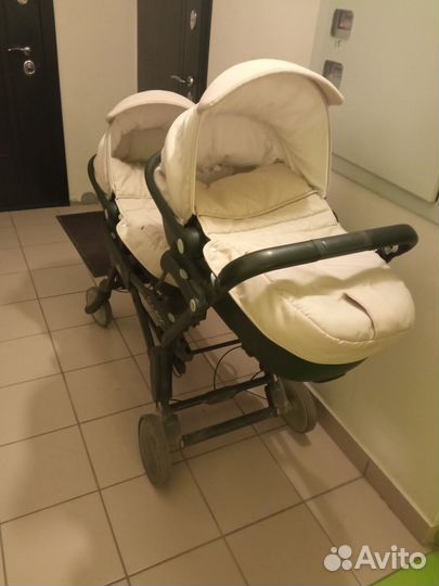 Коляска для двойни 3 в 1