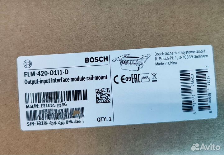 Адресный интерфейсный модуль Bosch FLM-420-01I1-D