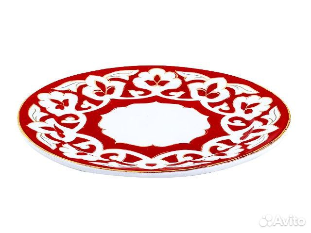 Тарелка Красная Пахта, Turon Porcelain, с