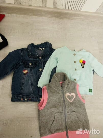 Вещи пакетом на девочку от 86 размера