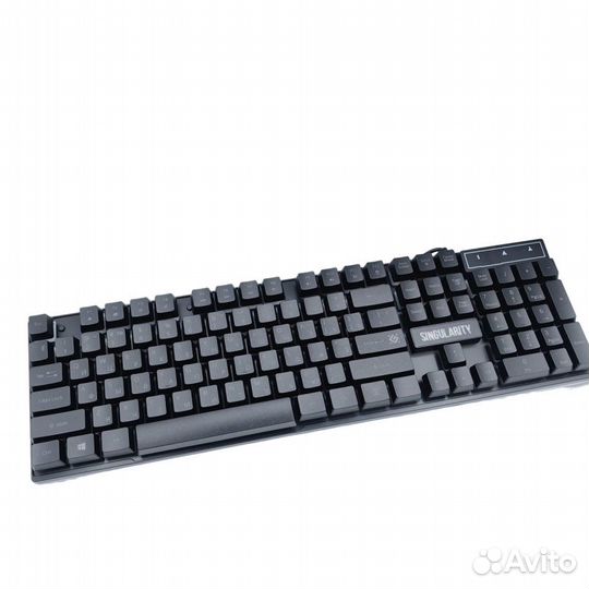 Клавиатура и мышь+коврик+наушники игровой набор дл