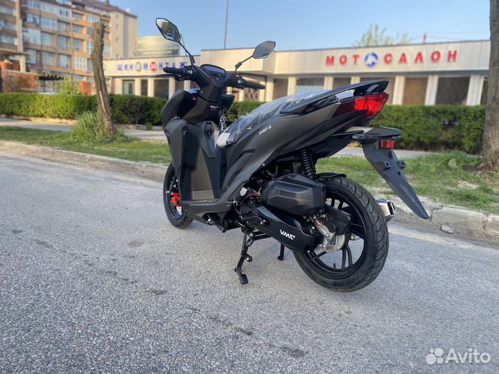 Новый макси-скутер vento inferno серый 2023