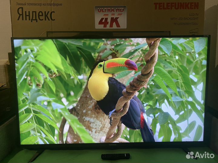 Телевизор Telefunken TF-LED50S01T2SU UltraHD Смарт