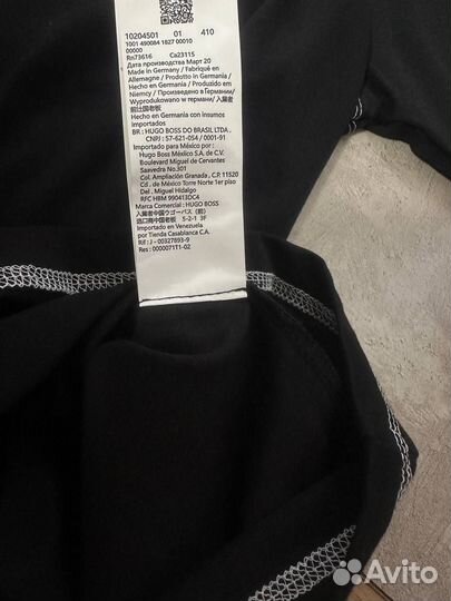 Футболка Hugo Boss чёрная oversize