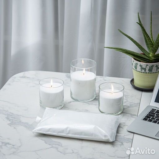 300 гр. Свечи насыпные Органика (фитиль, белый)